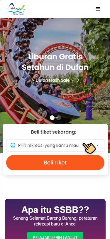 cara beli tiket ancol, dufan, seaworld, samudra